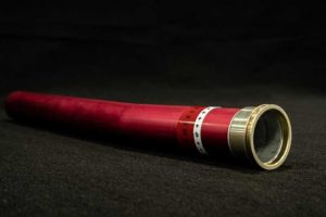 Red tubing showing outside Processing