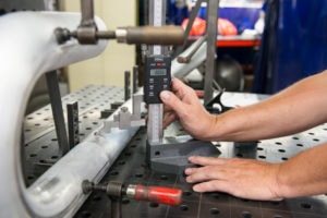 Close up of forming & Fabricating Services